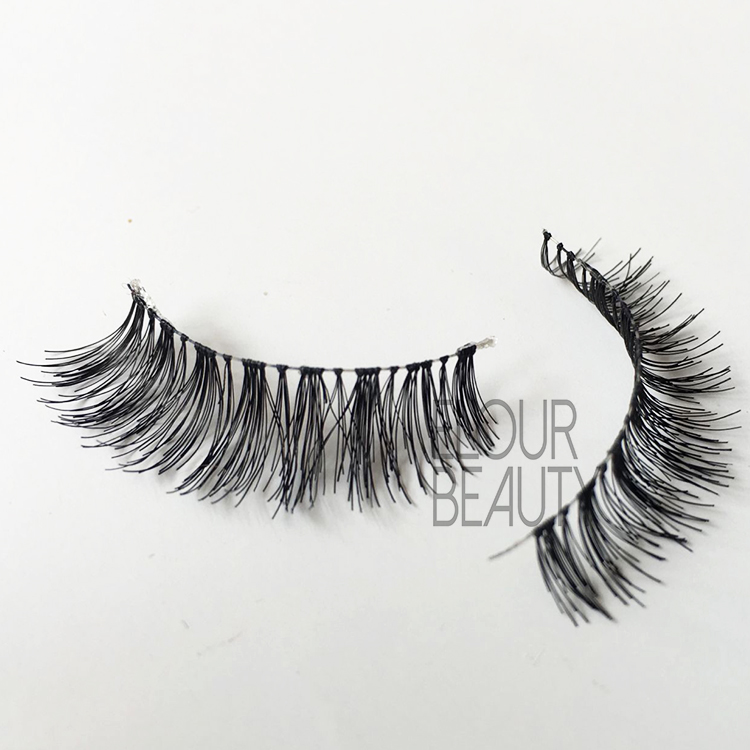 Private label human hair eyelashes make eyelash growth naturally ES34